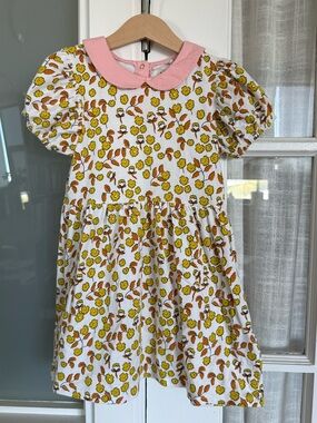 Mini Rodini | Dresses | Mini Rodini Yellow Mouse Print Kneelength Dress |  Poshmark